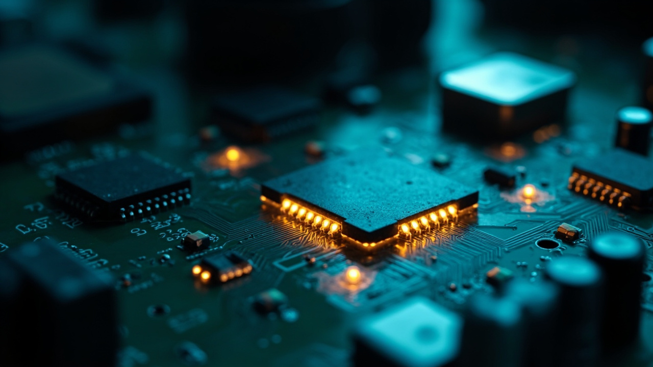 Inspección de chip LED y driver en una línea de producción en China