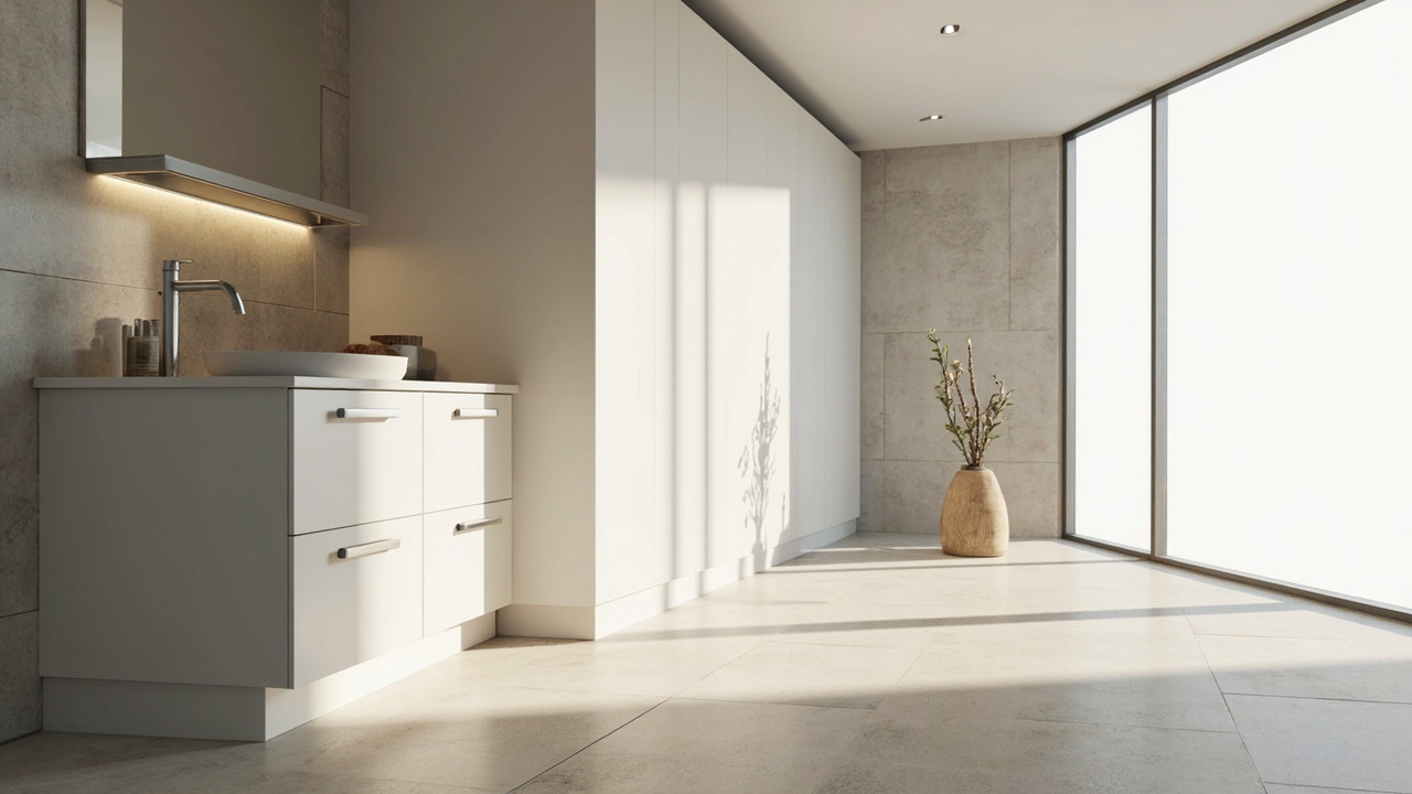Minimalist Interior design: Essential matériaux de construction