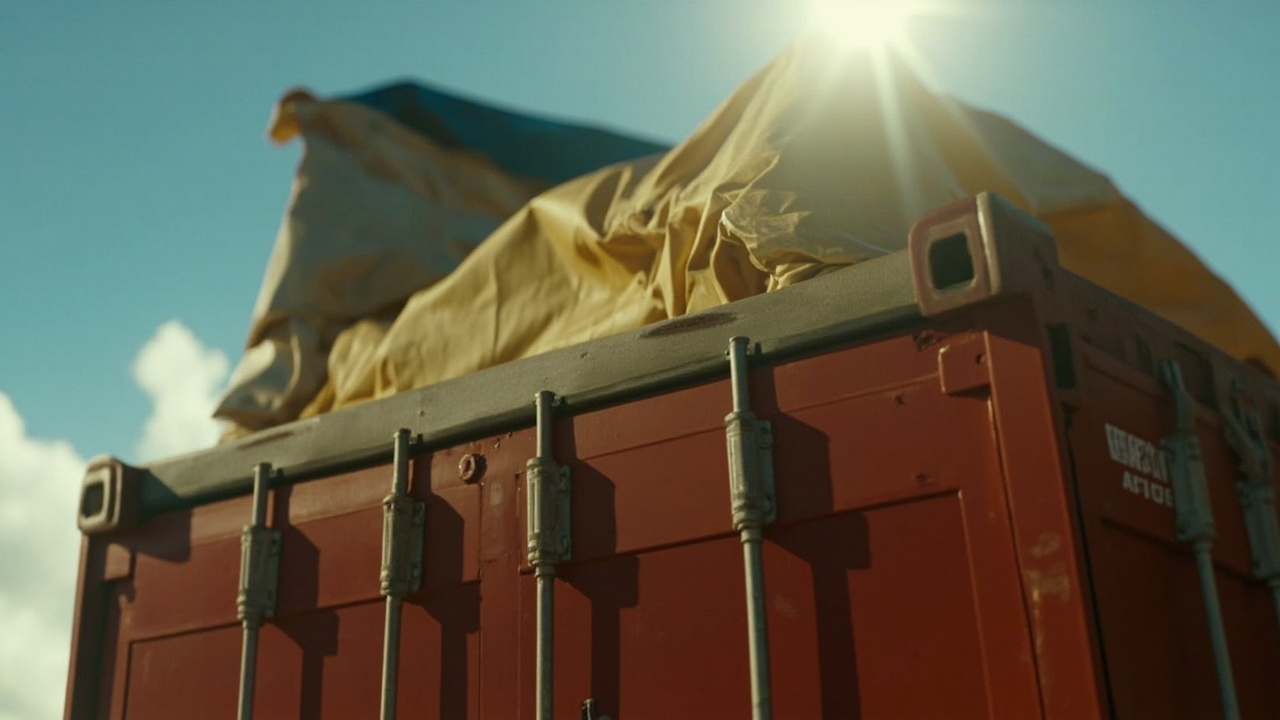 Open Top Container Shipping for Tall and Over-Height Building Materials