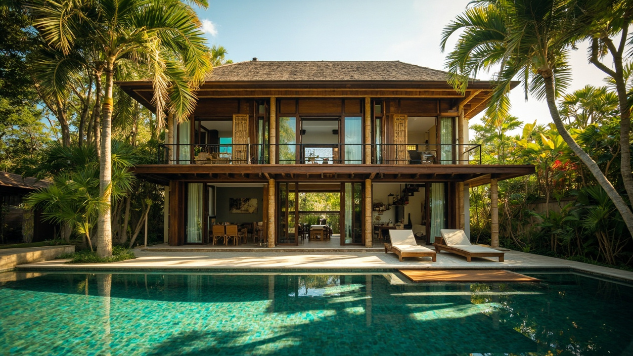 Tropical Modern Style Materials: Natural Textures and Sustainable Design Elements