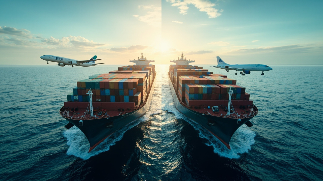 Container vs Air Freight Economics for Building Materials: When to Choose Which