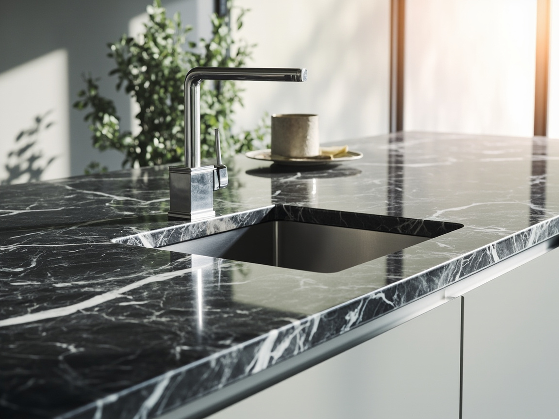 Grey Marble Countertop