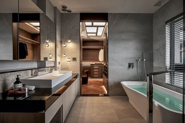 Non-Slip Bathroom Floor Tiles