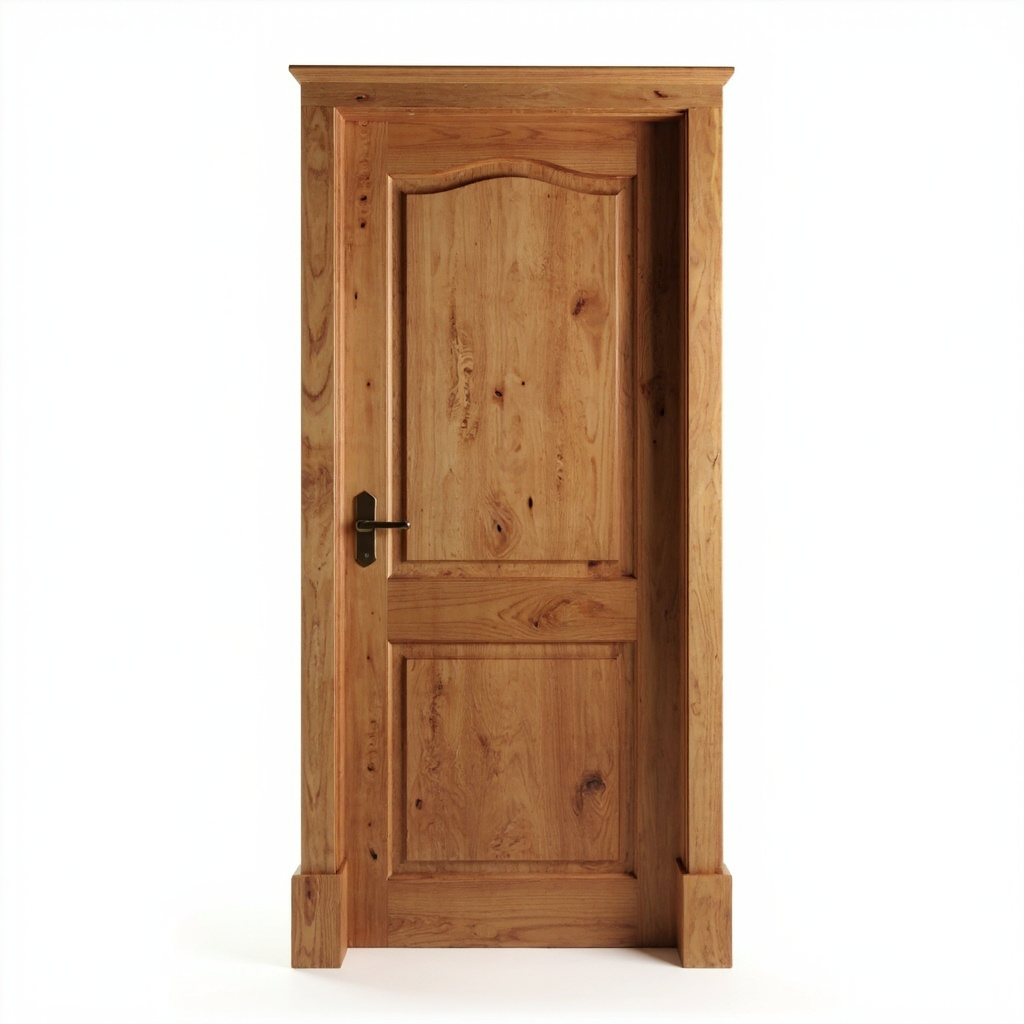 Solid Wood Entrance Door