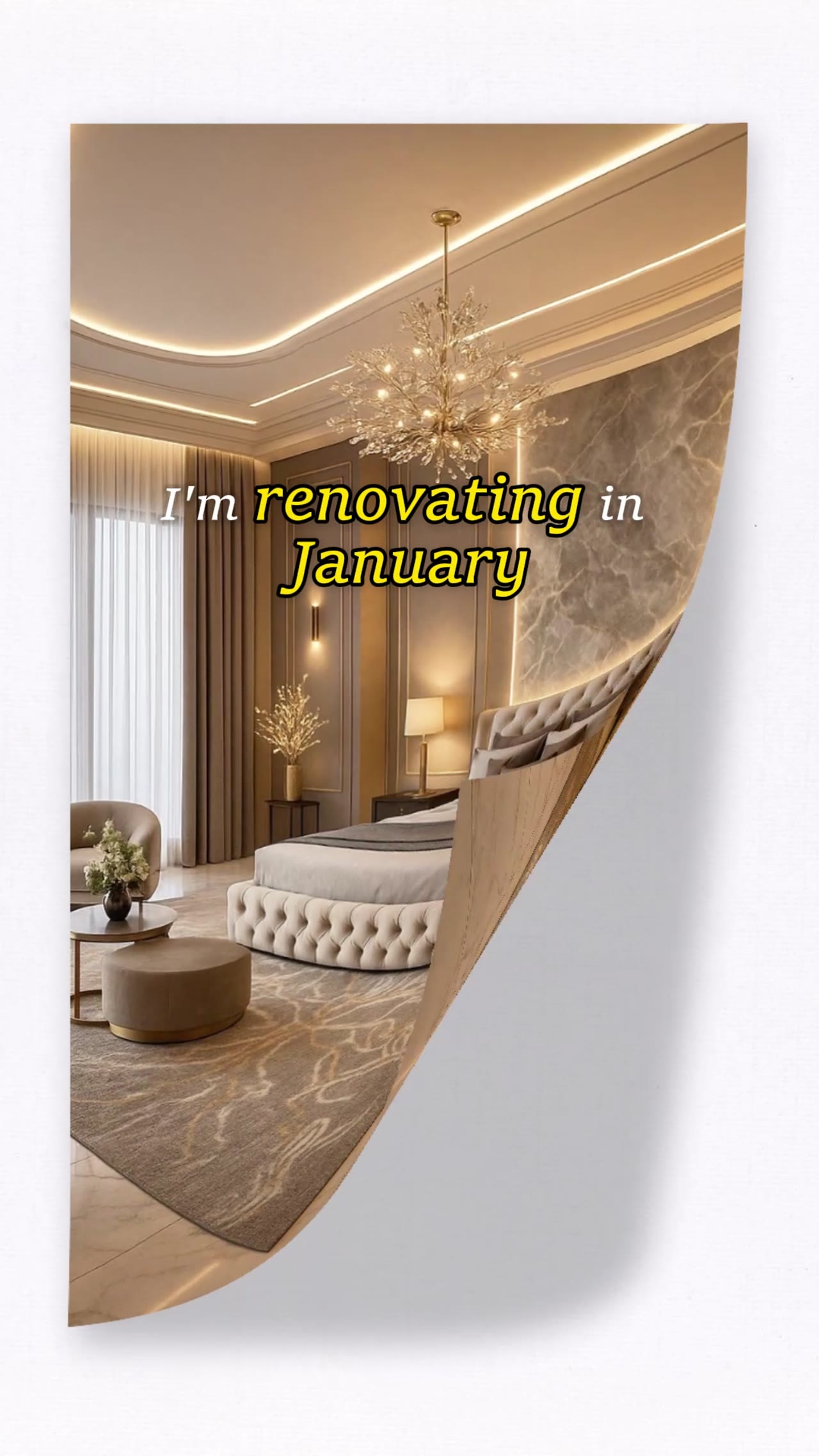 Luxury bedroom interior design for renovation inspiration