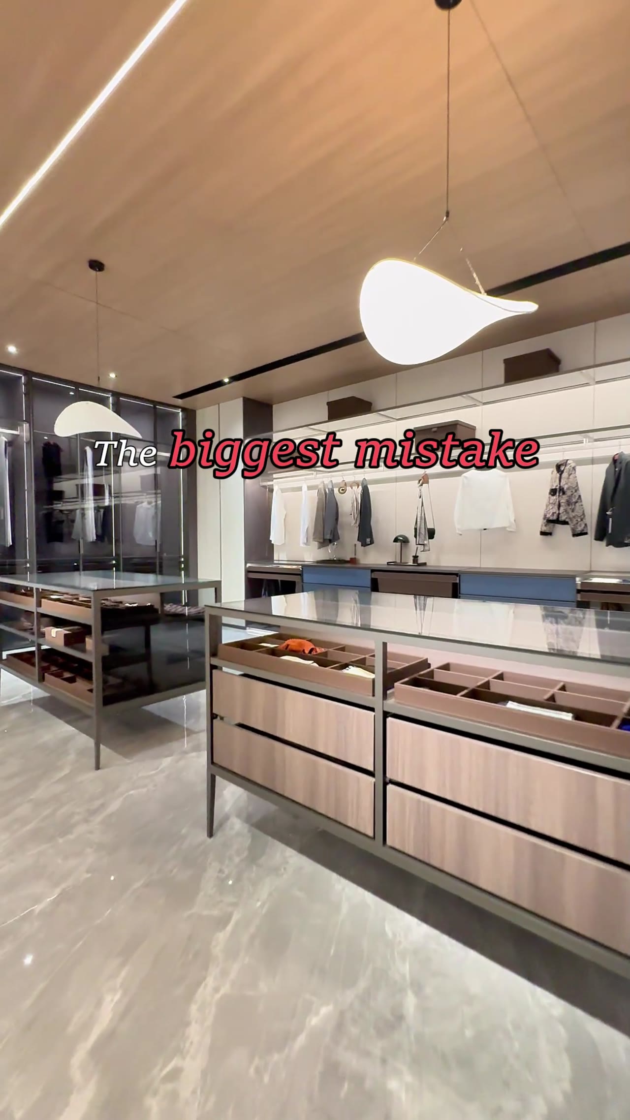 Showcase of modern furniture in a showroom highlighting common design errors