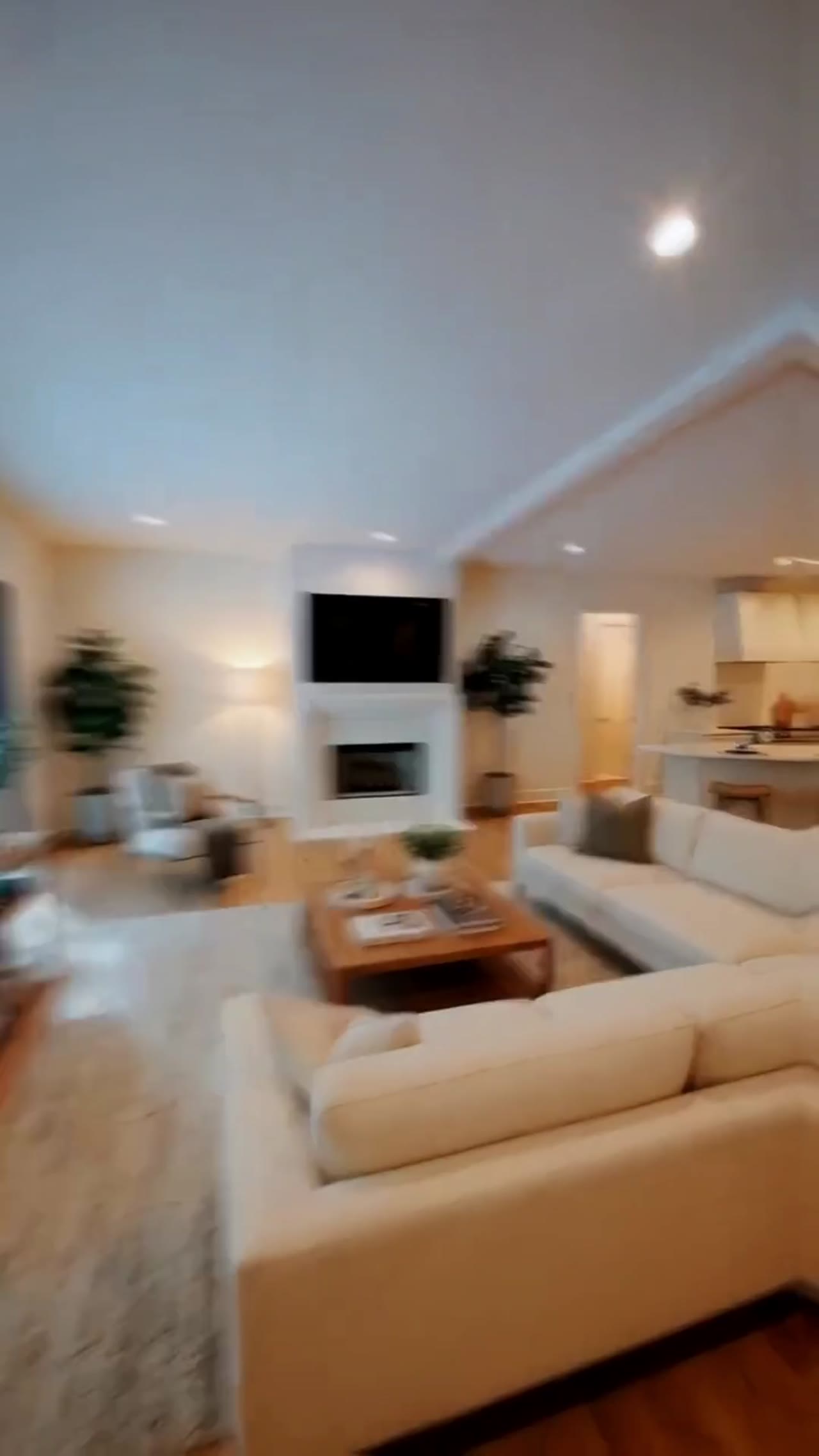 Modern living room interior with stylish furniture and decorative wall panels